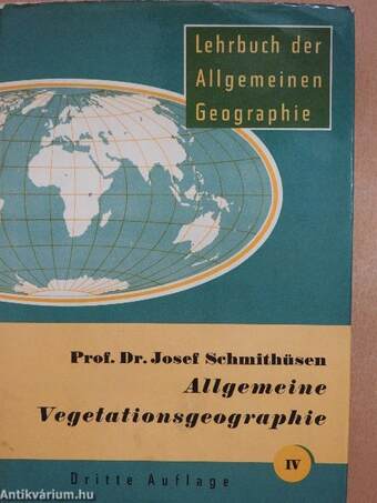 Lehrbuch der Allgemeinen Geographie IV.