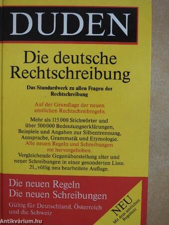 Duden - Die deutsche Rechtschreibung