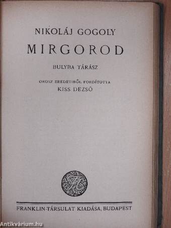 Mirgorod I-II.