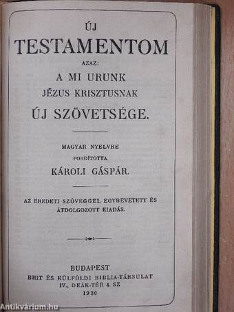 Szent Biblia