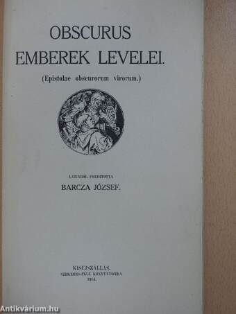 Obscurus emberek levelei