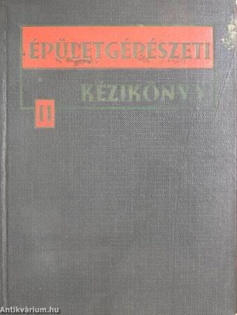 Épületgépészeti kézikönyv II. (töredék)