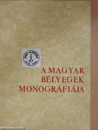 A magyar bélyegek monográfiája VI.