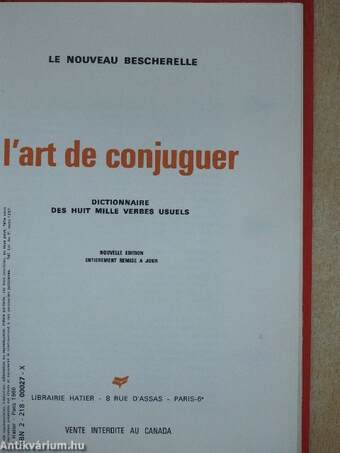 L'art de conjuguer