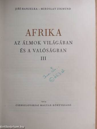 Afrika az álmok világában és a valóságban 3. (töredék)