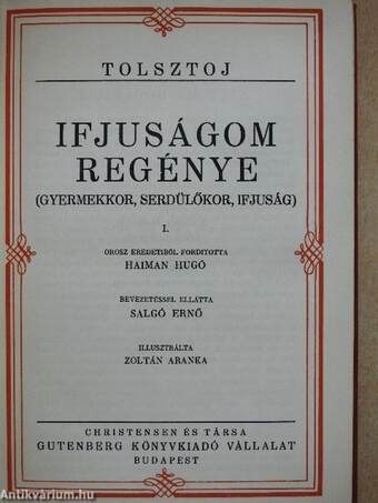 Ifjuságom regénye I-III./Családi boldogság