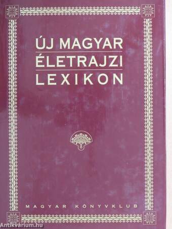 Új magyar életrajzi lexikon III. (töredék)