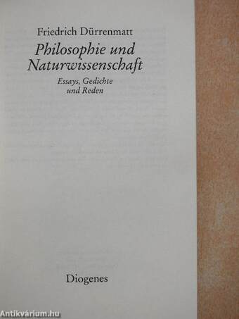 Philosophie und Naturwissenschaft