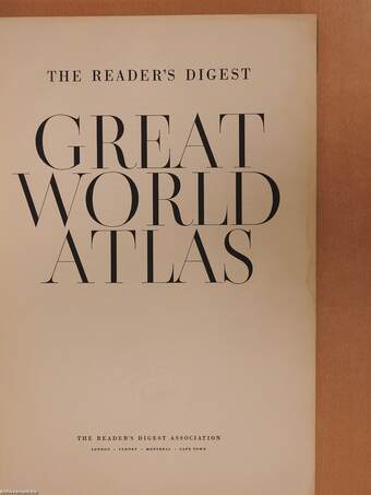 The Reader's Digest Great World Atlas