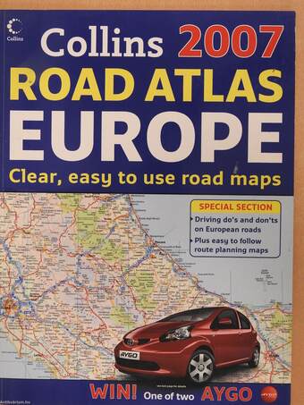 Collins Road Atlas Europe