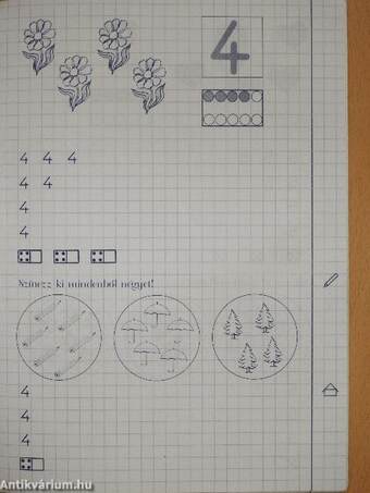 Előírt matematika gyakorlófüzet 1. osztály