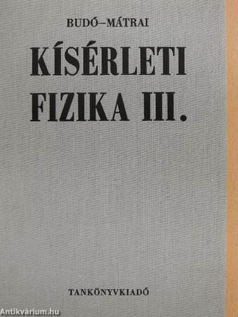 Kísérleti fizika III.