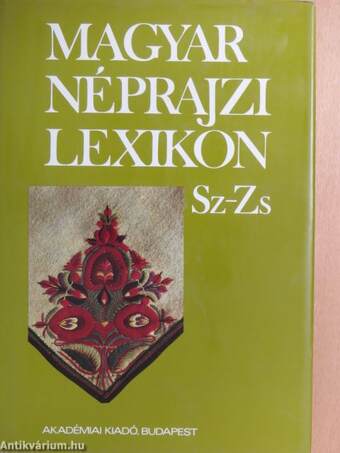 Magyar néprajzi lexikon 5. (töredék)