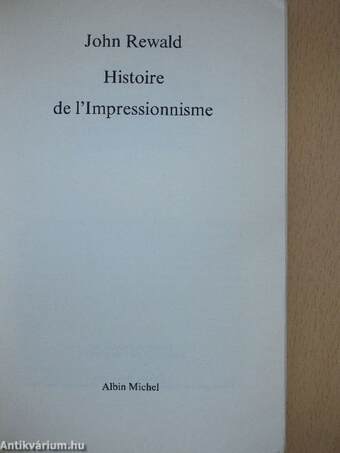 Histoire de l'Impressionnisme 1-2.