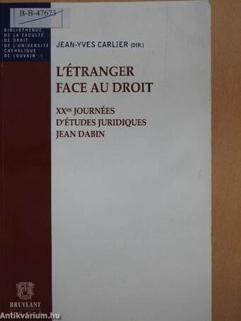 L'étranger face au droit