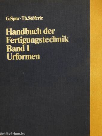 Handbuch der Fertigungstechnik 1