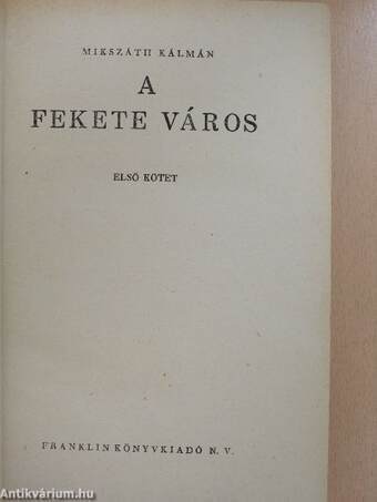 A fekete város I-III.