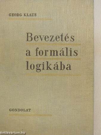 Bevezetés a formális logikába