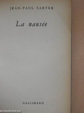 La nausée