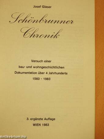 Schönbrunner Chronik