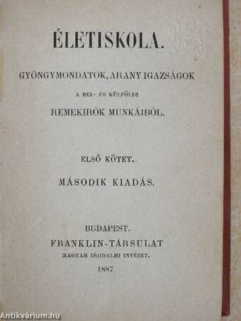 Életiskola I-II.