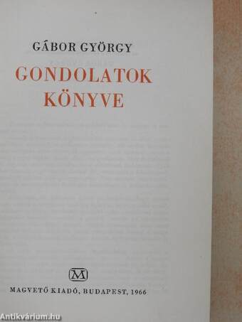 Gondolatok könyve