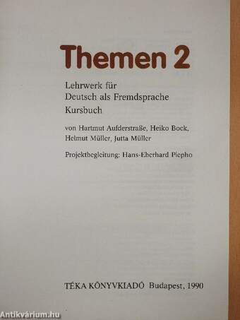 Themen 2 - Kursbuch