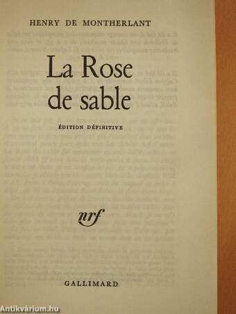 La Rose de sable