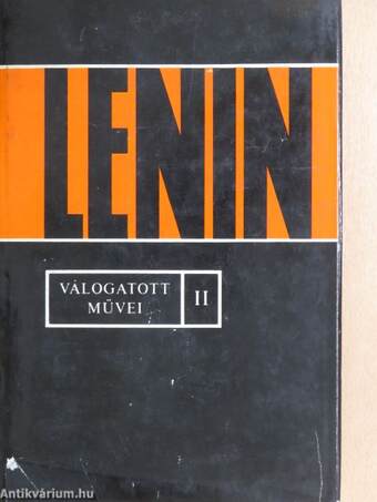 Lenin válogatott művei II. (töredék)