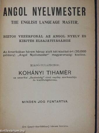 Angol nyelvmester