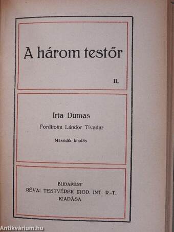 A három testőr I-II.