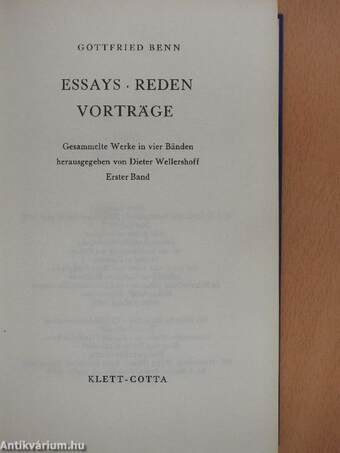 Essays, Reden, Vorträge