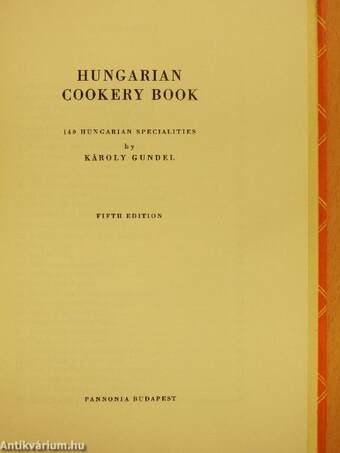 Hungarian Cookery Book