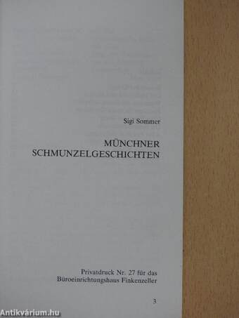 Münchner Schmunzelgeschichten