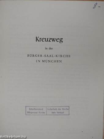 Kreuzweg in der Bürger-Saal-Kirche in München