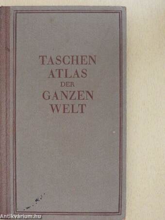 Taschenatlas der Ganzen Welt