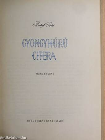 Gyöngyhúrú citera