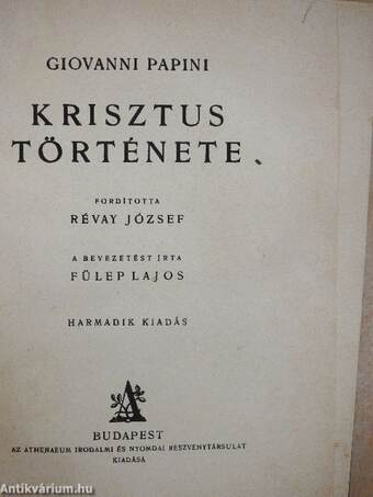 Krisztus története