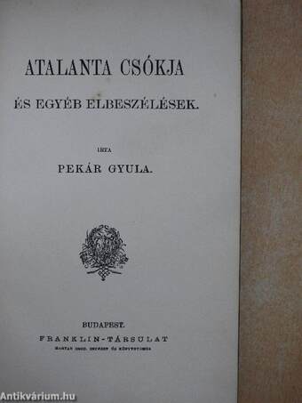 Atalanta csókja