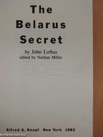 The Belarus Secret