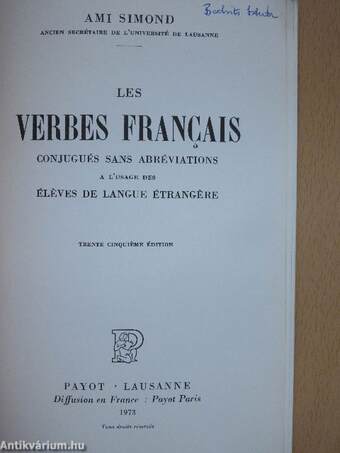 Les Verbes Francais