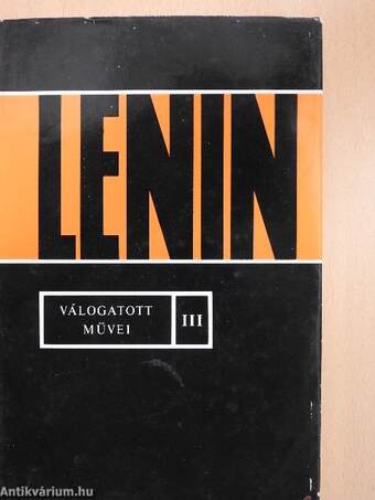 Lenin válogatott művei III. (töredék)