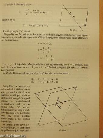 Vektorgeometria és lineáris algebra