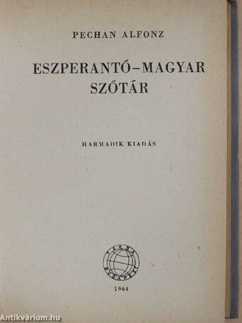 Eszperantó-magyar szótár 