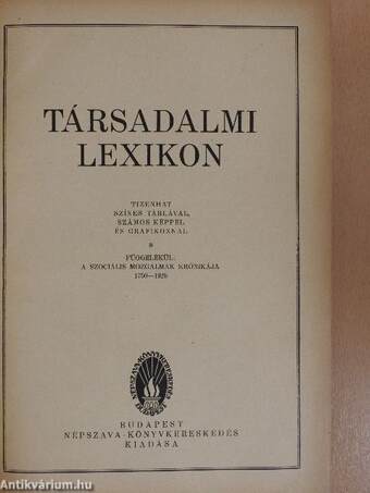 Társadalmi lexikon