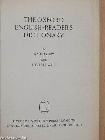 The Oxford English-Reader's Dictionary