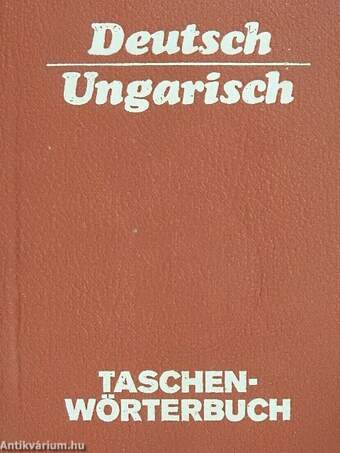 Taschenwörterbuch Deutsch-Ungarisch