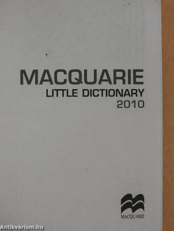 Macquarie Little Dictionary 2010