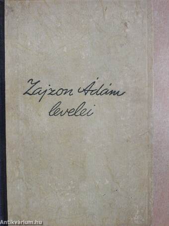 Zajzon Ádám levelei