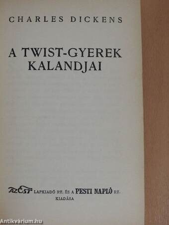 A Twist-gyerek kalandjai